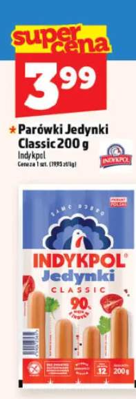 Parówki Jedynki Classic Indykpol