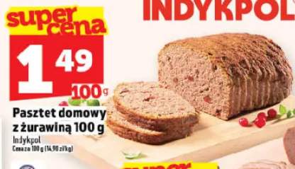 Pasztet domowy z żurawiną Indykpol
