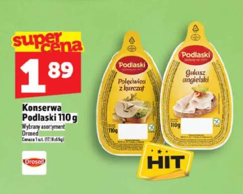 Konserwa Podlaski gulasz angielski Drosed