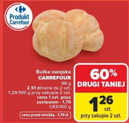 Bułka swojska Carrefour