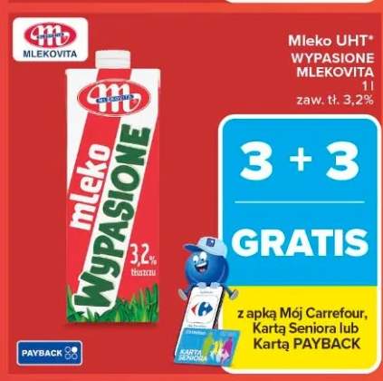 Mleko UHT Wypasione Mlekovita 3,2%