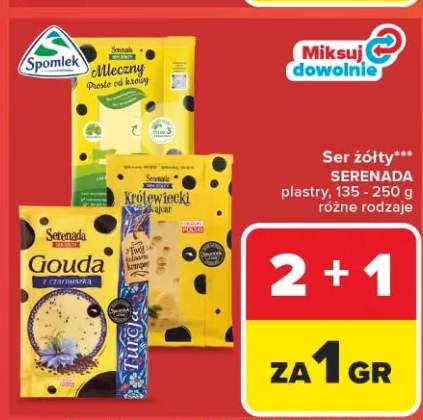 Ser żółty w plastrach Serenada