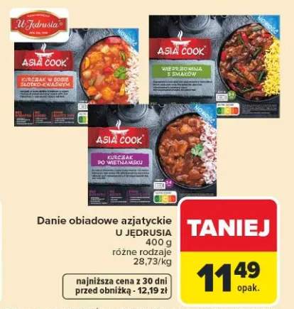 Danie obiadowe azjatyckie U Jędrusia