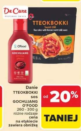 Danie Tteokbokki sos Gochujang O'Food