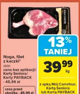 Noga filet z kaczki