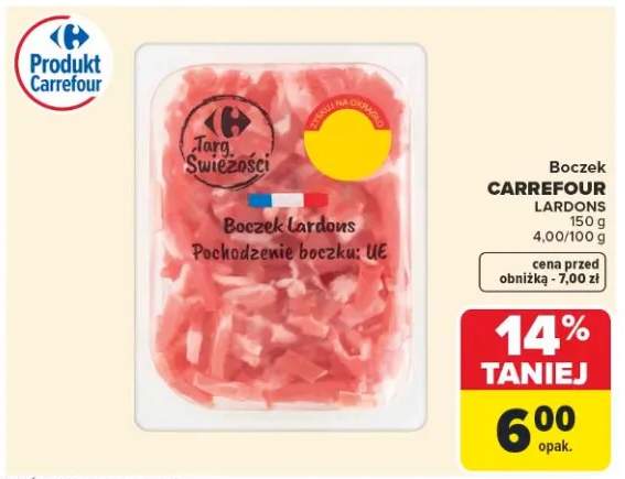 Boczek Lardons Carrefour