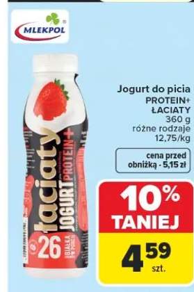 Jogurt do picia Protein+ Łaciaty