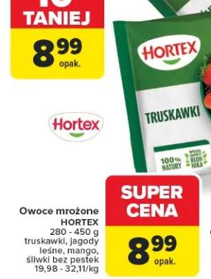 Owoce mrożone Hortex truskawki