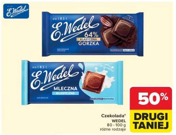 Czekolada klasyczna mleczna E.Wedel