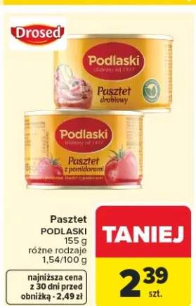 Pasztet drobiowy Podlaski Drosed