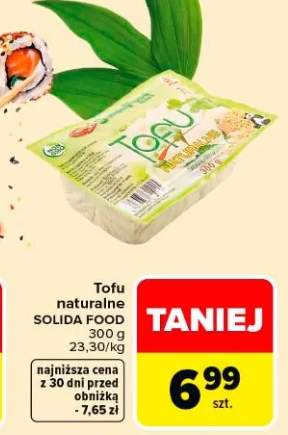 Tofu naturalne Solida Food