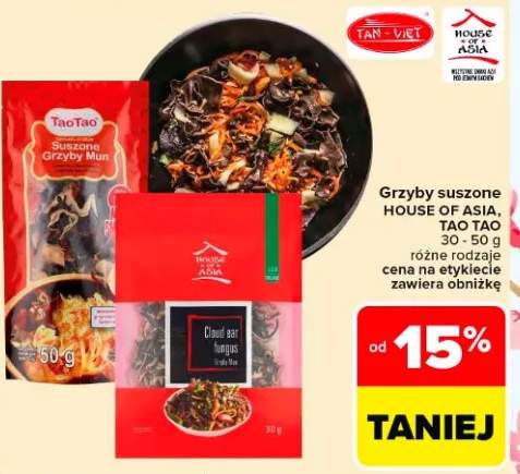Grzyby suszone Tao Tao