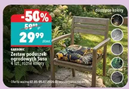 Zestaw poduszek ogrodowych Gardenic Susa 4szt.