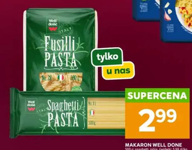 Makaron Well Done spaghetti