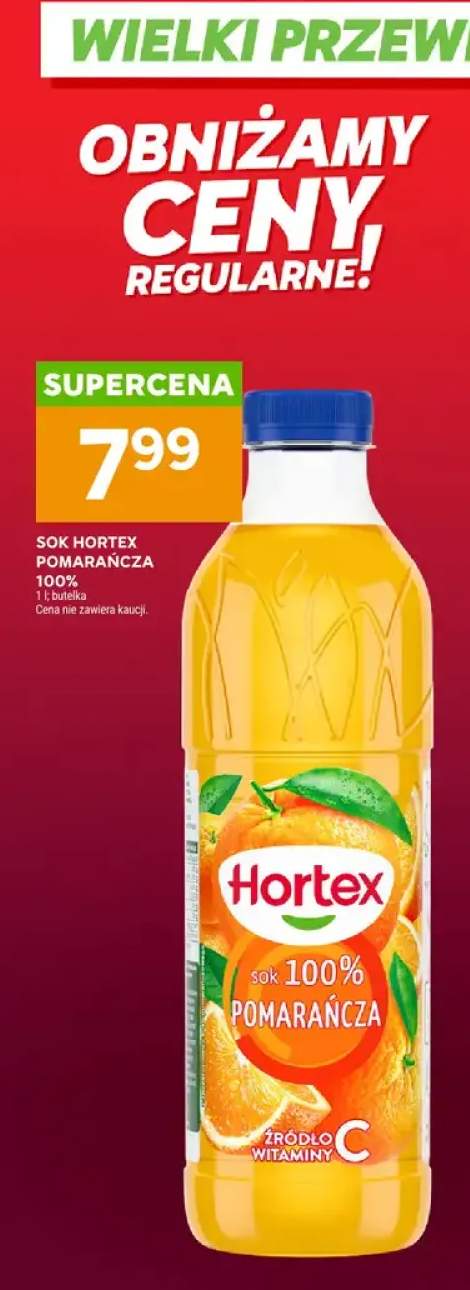 Sok pomarańczowy 100% Hortex