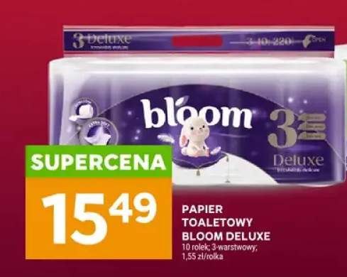 Papier toaletowy Bloom Deluxe 3-warstwowy