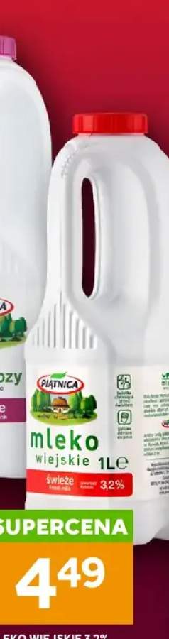 Mleko wiejskie 3,2% OSM Piątnica