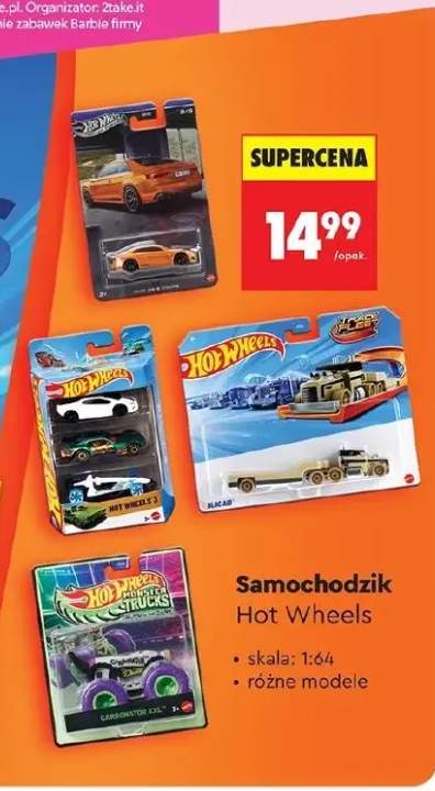 Samochodzik Hot Wheels skala 1:64