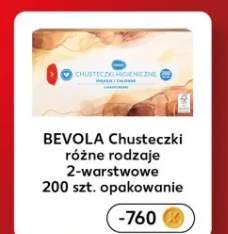Chusteczki higieniczne Bevola 2-warstwowe