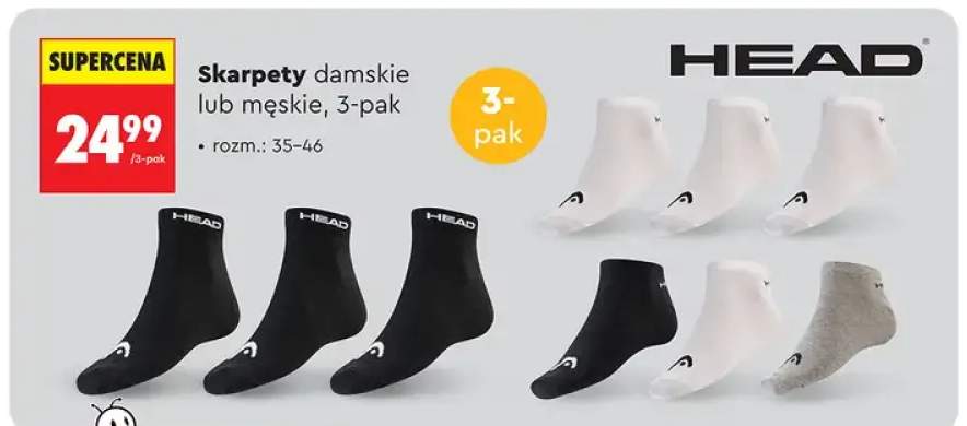 Skarpety męskie HEAD 3-pak