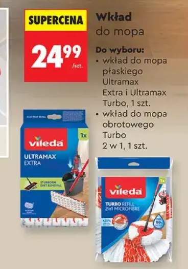 Wkład do mopa płaskiego Ultramax Extra i Ultramax Turbo Vileda