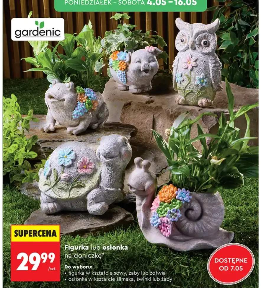 Osłonka na doniczkę w kształcie świnki Gardenic