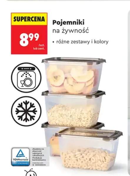 Pojemniki na żywność