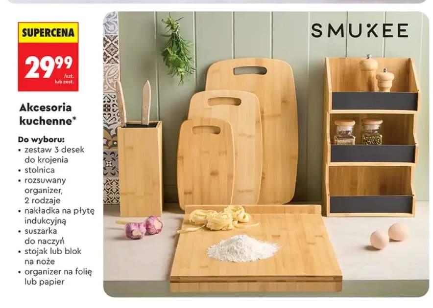 Zestaw 3 desek do krojenia Smukee