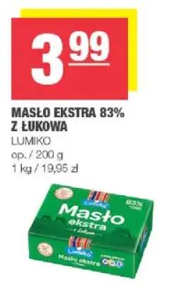 Masło ekstra 83% z Łukowa Lumiko