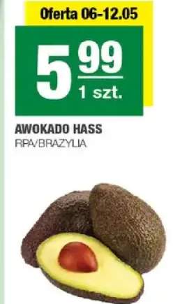 Awokado Hass RPA/Brazylia