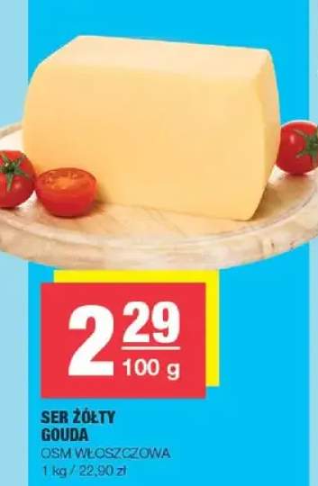 Ser żółty Gouda OSM Włoszczowa