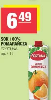 Sok 100% pomarańczowy Fortuna