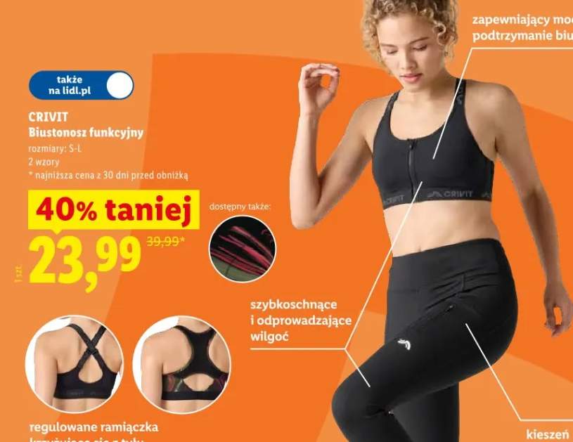 Biustonosz sportowy