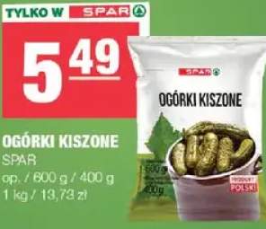 Ogórki kiszone Spar