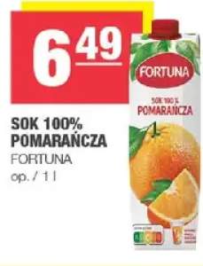 Sok 100% pomarańczowy Fortuna