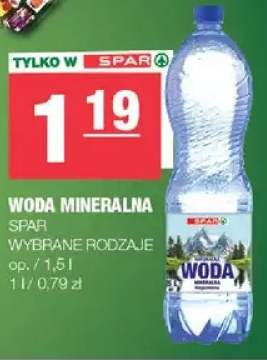 Woda mineralna Spar
