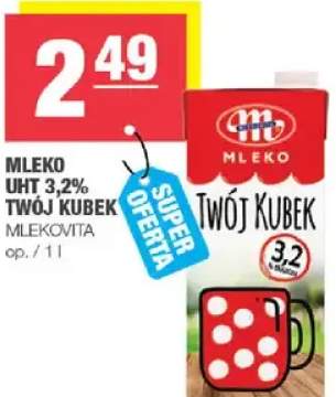 Mleko UHT 3,2% Twój Kubek Mlekovita