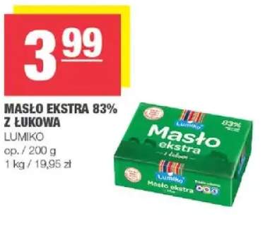 Masło ekstra 83% z łukową Lumiko