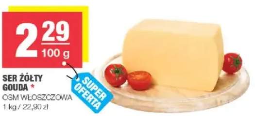 Ser żółty Gouda OSM Włoszczowa