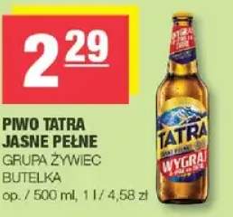 Piwo Tatra Jasne Pełne