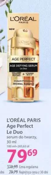 Serum do twarzy L'Oréal Paris Age Perfect Age Defying Serum Le Duo