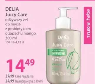 Odżywczy żel do mycia z probiotykiem o zapachu mango Delia Juicy Care
