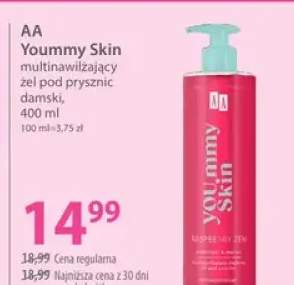 Multiawilżający żel pod prysznic damski AA Yoummy Skin