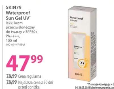 Krem przeciwsłoneczny Skin79 Waterproof Sun Gel UV SPF50+ PA++++