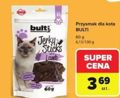 Przysmak dla kota Bulti Jerky Sticks Lamb