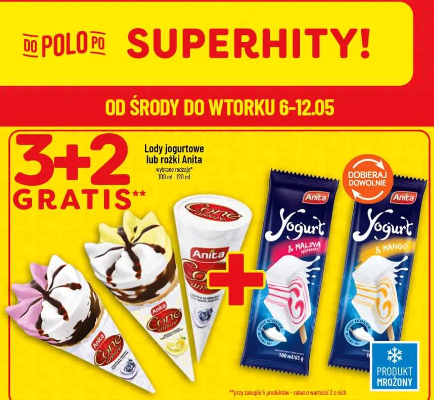 Lody jogurtowe Anita