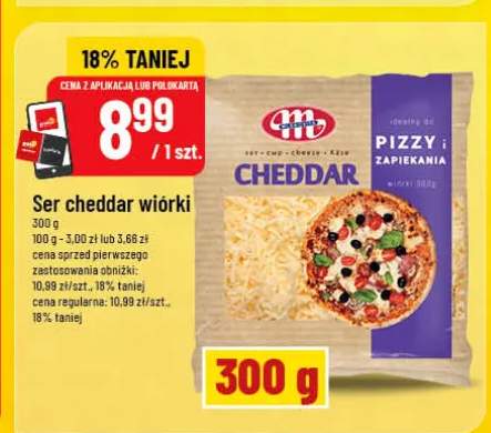 Ser cheddar wiórki Mlekovita