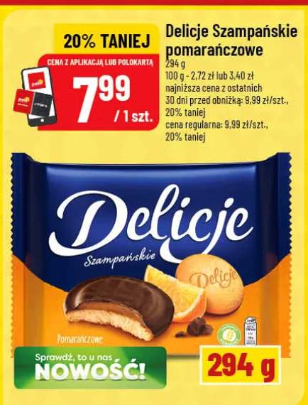 Delicje Szampańskie pomarańczowe
