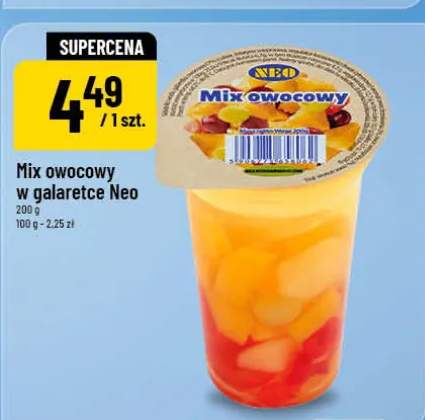 Mix owocowy w galaretce Neo