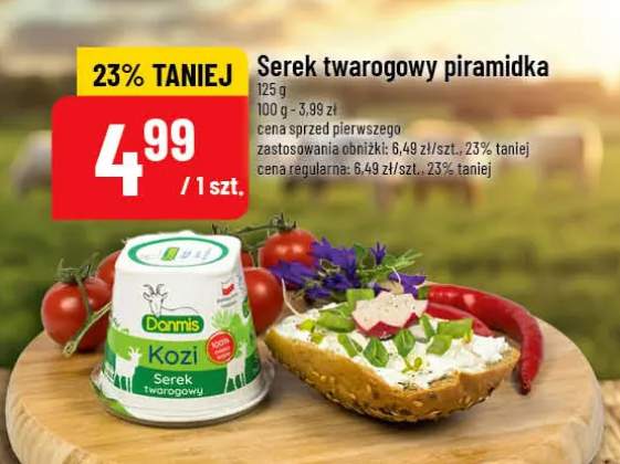 Serek twarogowy piramidka Danmis